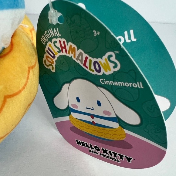 NEW Hello Kitty Squishmallows Cinnamoroll Plush with Float Kellytoys Sanrio - Picture 2 of 11